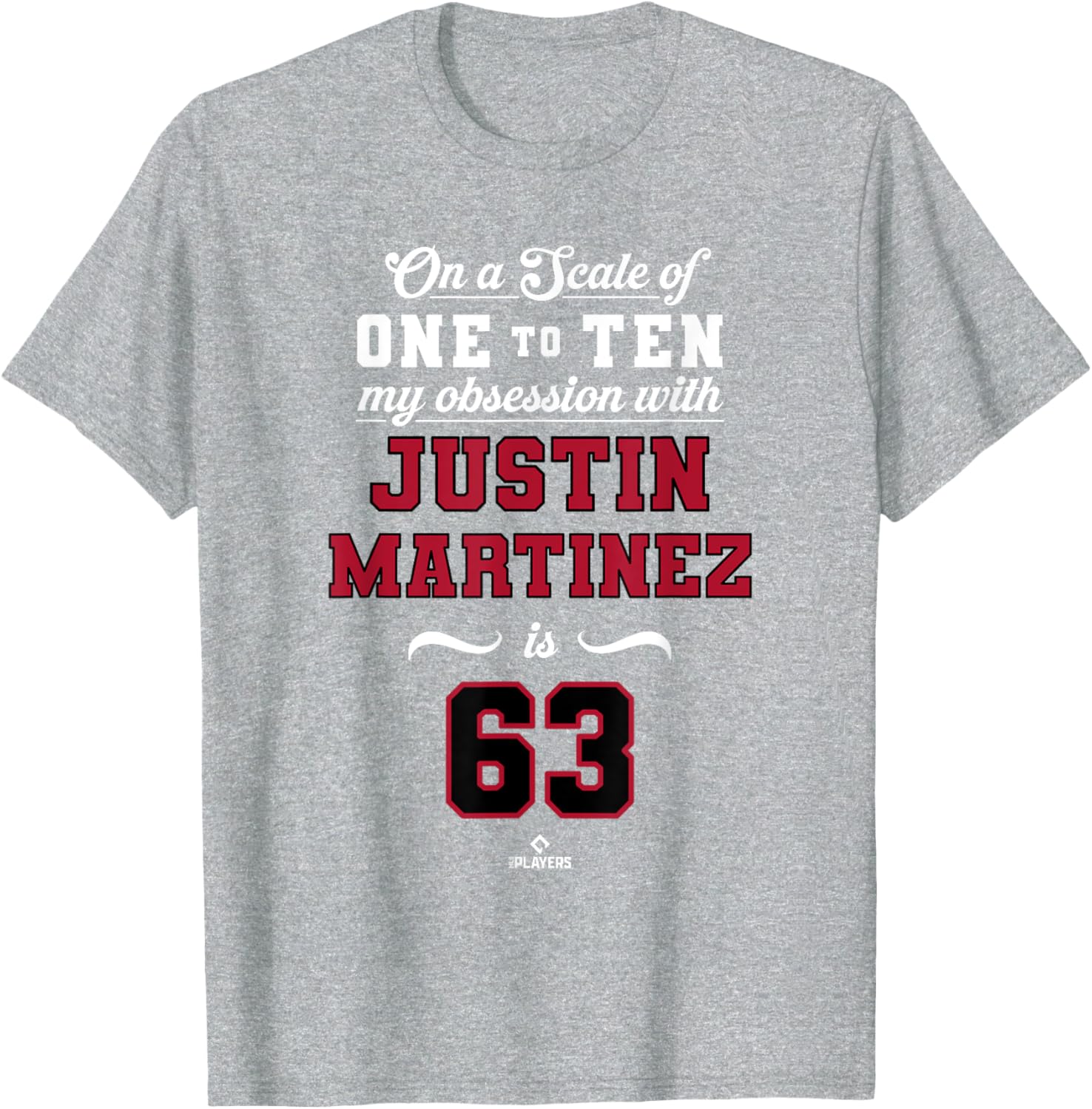 Obsession Justin Martinez 63 Arizona MLBPA T-Shirt for Fans and Style - 1