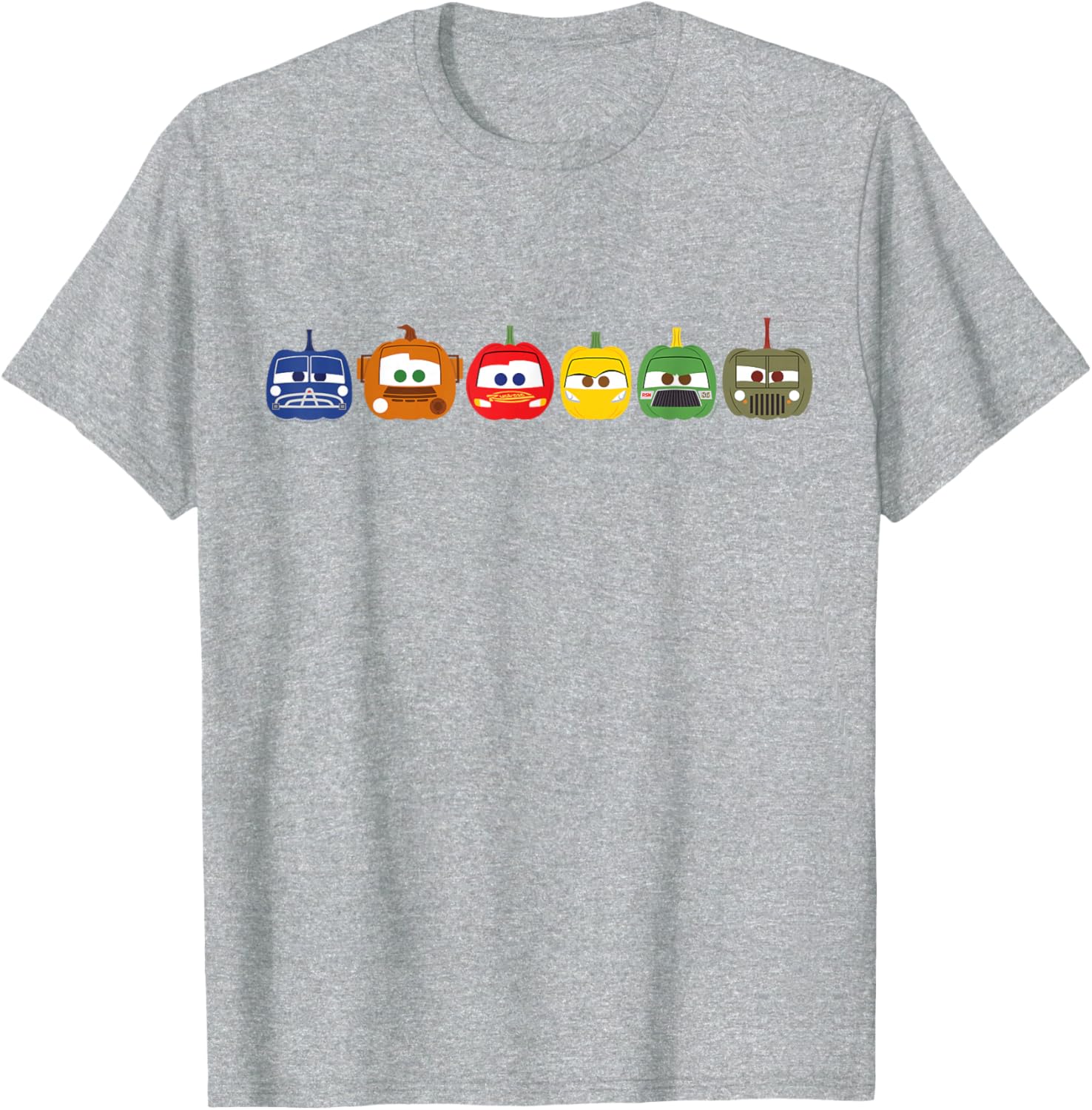Disney Pixar Cars Halloween Pumpkin T-Shirt for Kids and Adults - 8