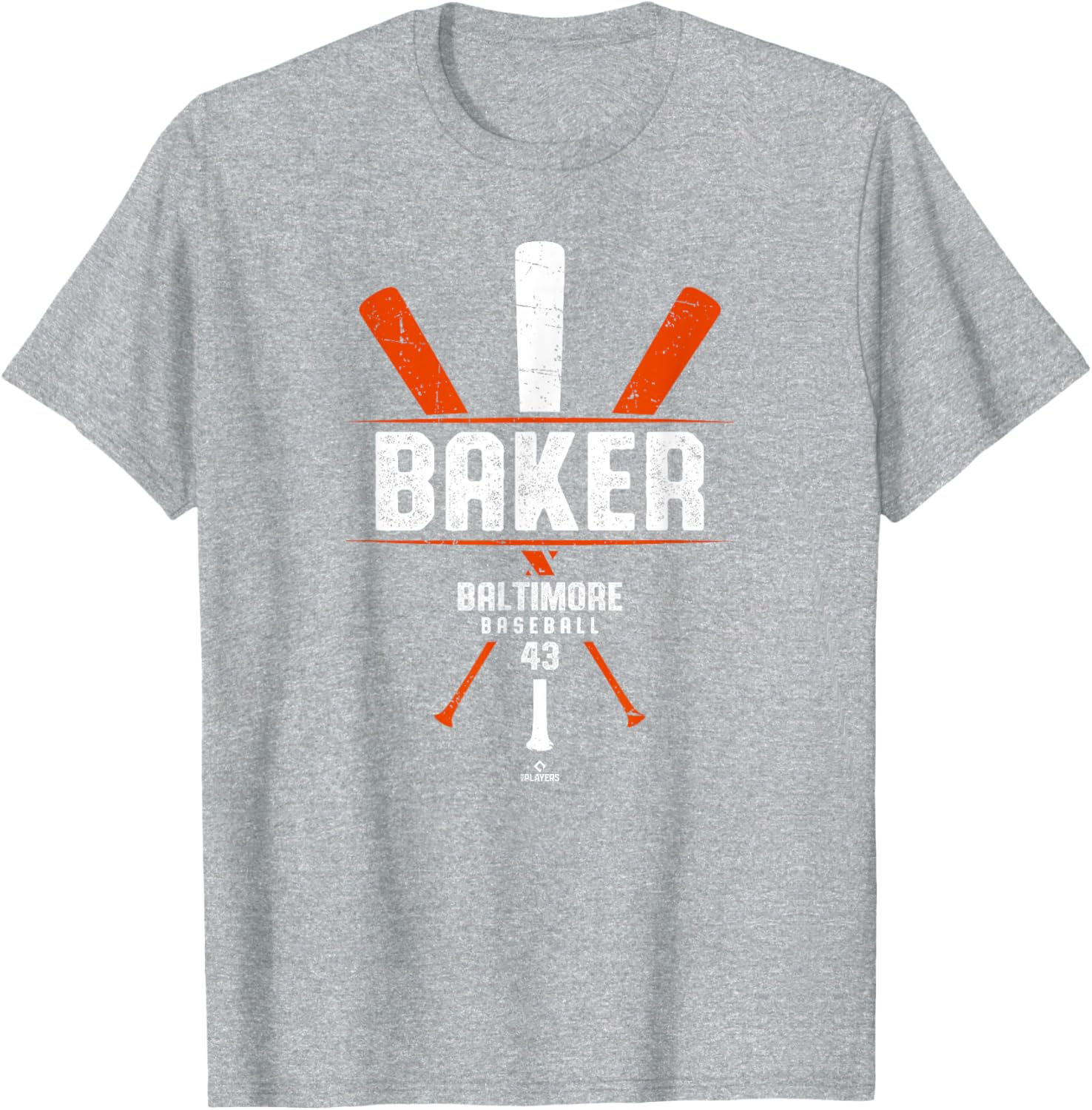 Vintage Baseball Bat T-Shirt for Gameday Fans - Bryan Baker Baltimore Style - 1