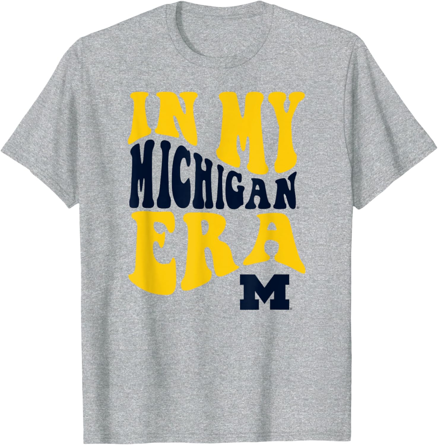Officially Licensed Michigan Wolverines Gray T-Shirt for Fans - 1