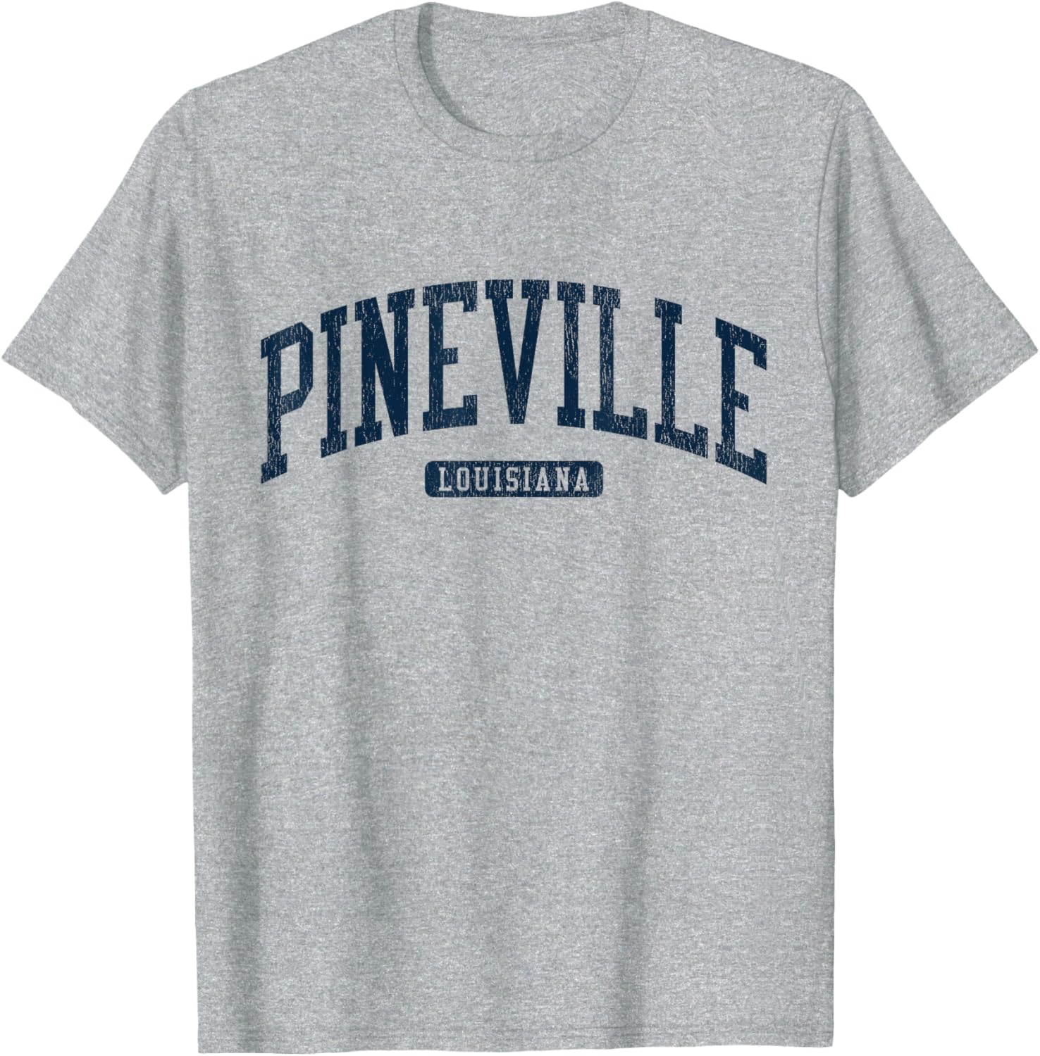Pineville Louisiana College Blue T-Shirt for Students and Alumni - 17