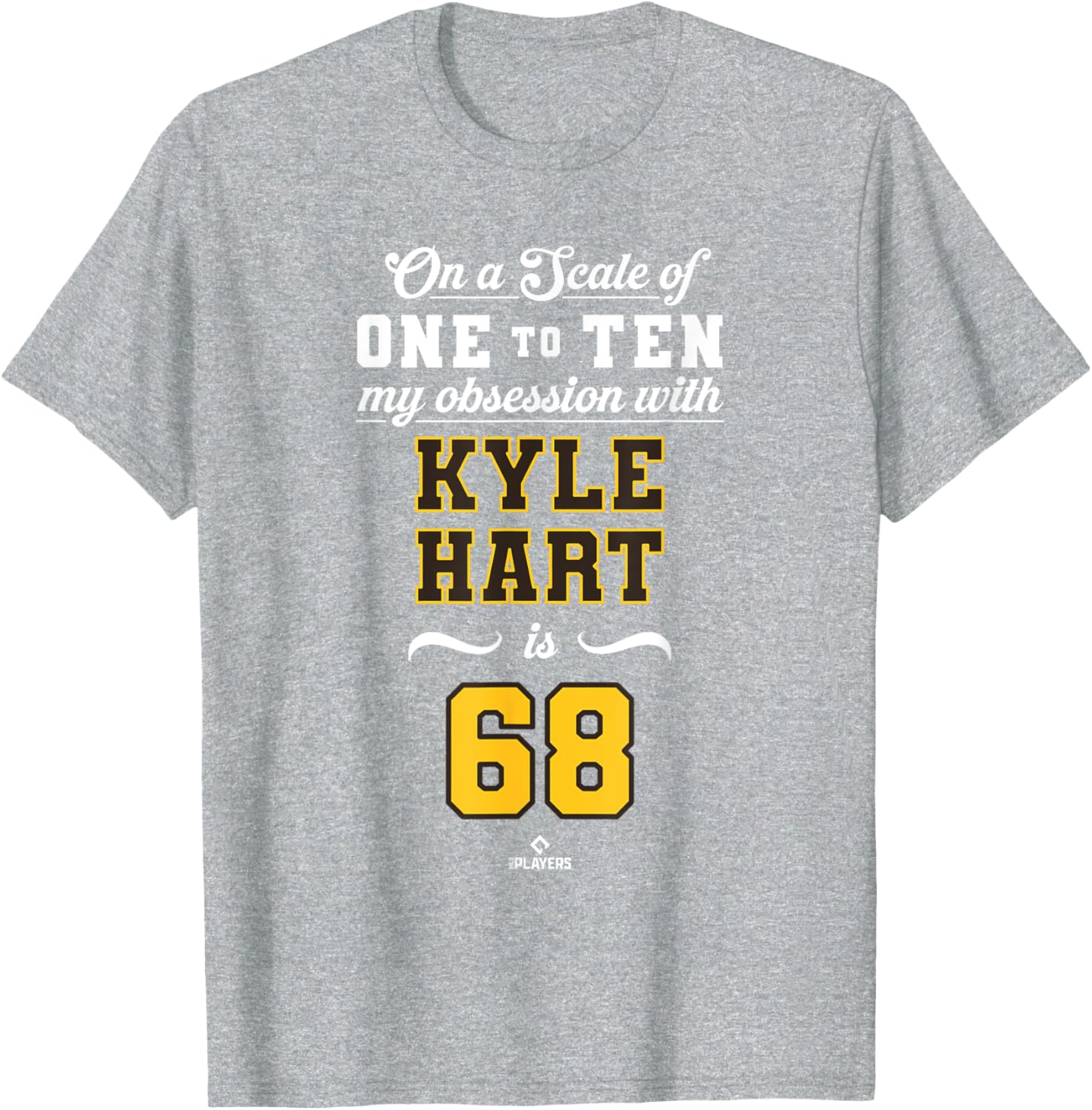 Obsession Kyle Hart 68 San Diego MLBPA T-Shirt for Comfort and Style - 3