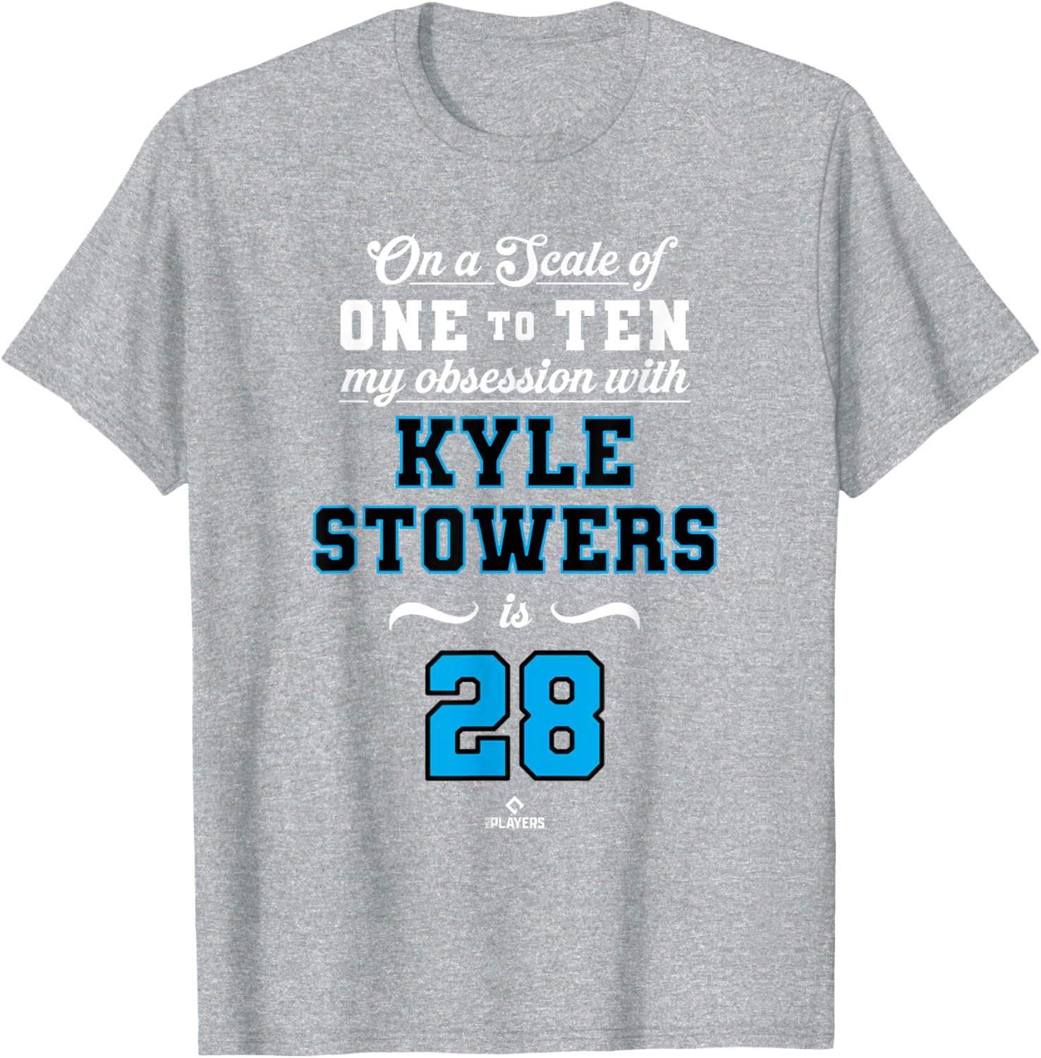 Obsession Kyle Stowers 28 Miami MLBPA T-Shirt for Fans and Collectors - 1