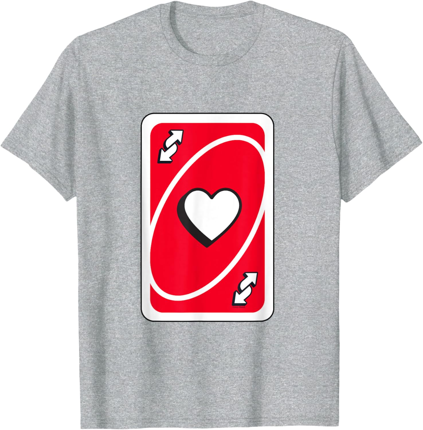UNO Valentine's Day Red Reverse Card T-Shirt for Fun Celebrations - 10