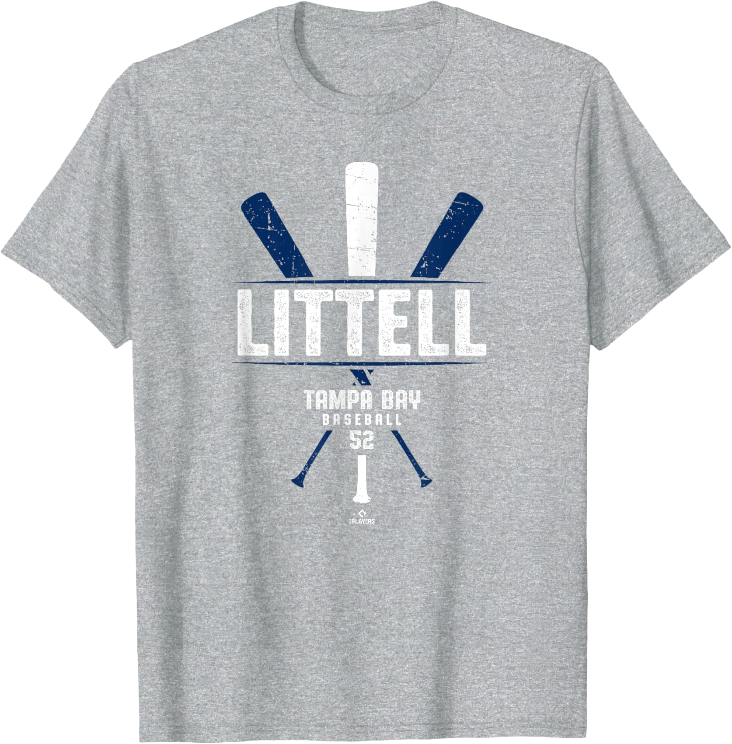Vintage Baseball Bat Zack Littell Gameday T-Shirt for Tampa Bay Fans - 2