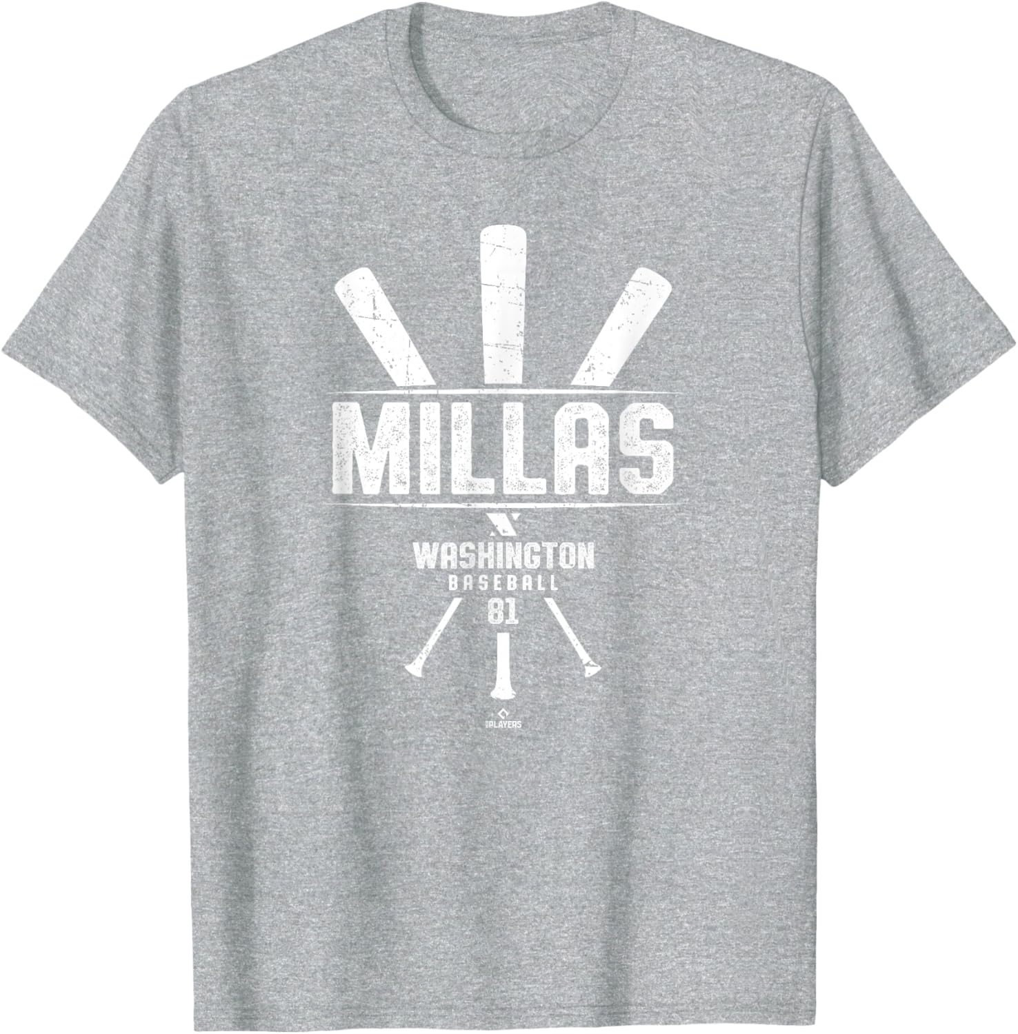 Vintage Drew Millas Washington Baseball T-Shirt for Gameday Style - 2