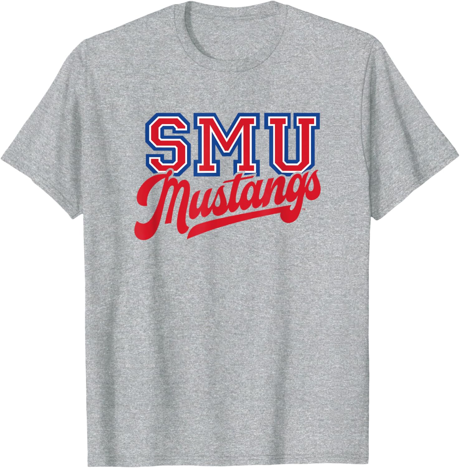 Southern Methodist University SMU Mustangs Classic Script T-Shirt - 3