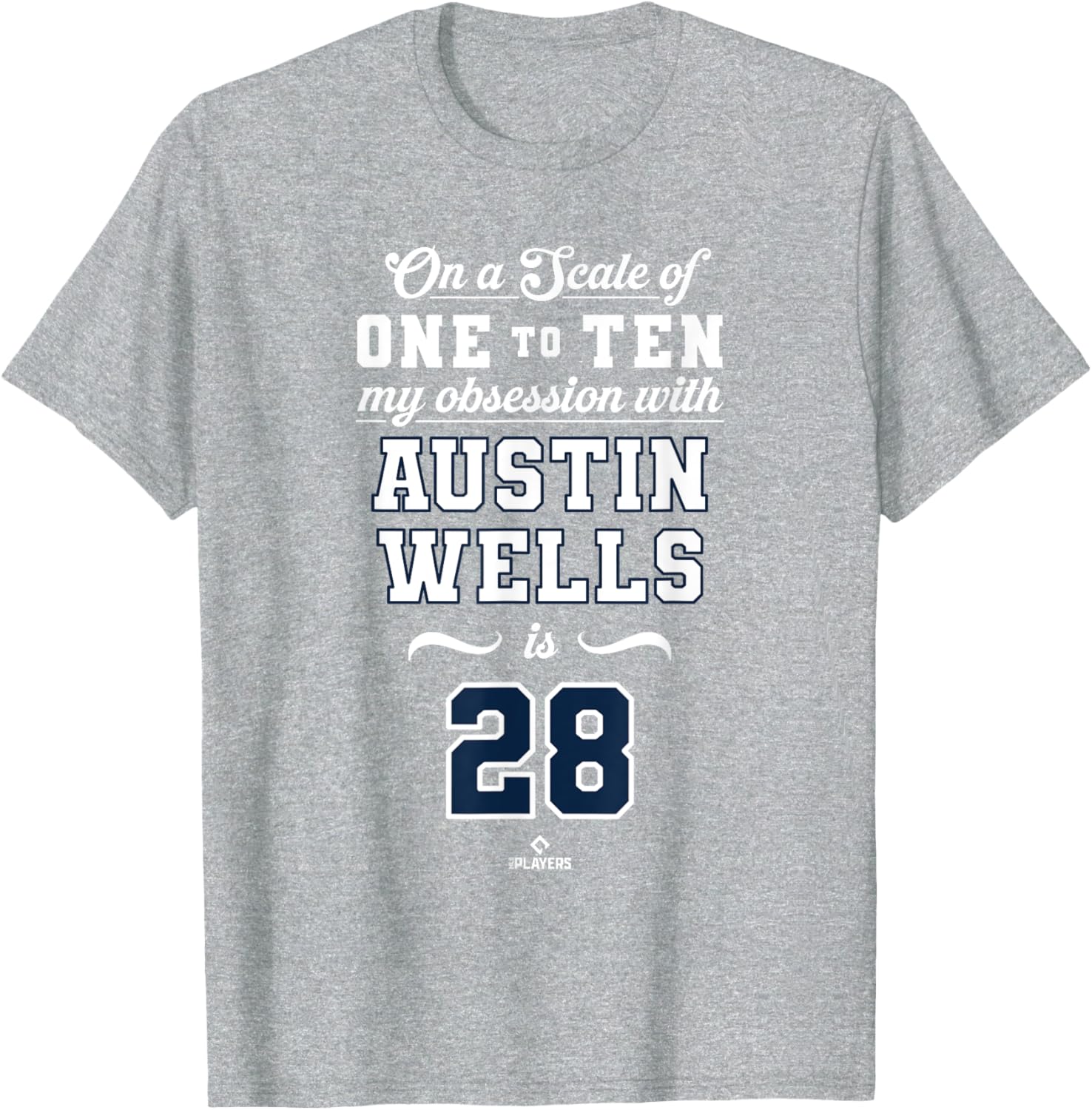 Obsession Austin Wells 28 New York MLBPA T-Shirt for Fans - 4