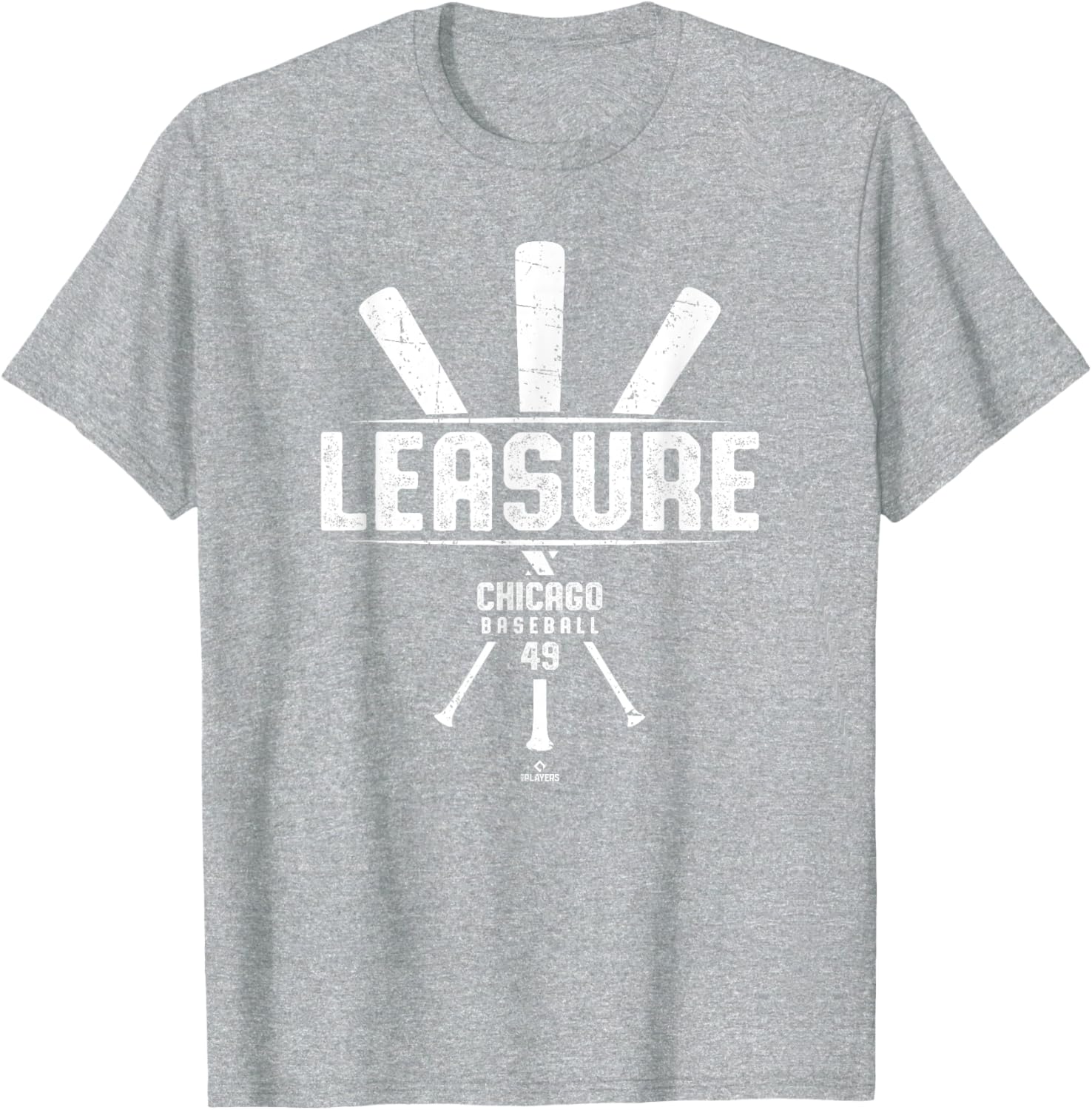 Vintage Chicago Baseball T-Shirt Gameday Jordan Leasure Bat Design - 2