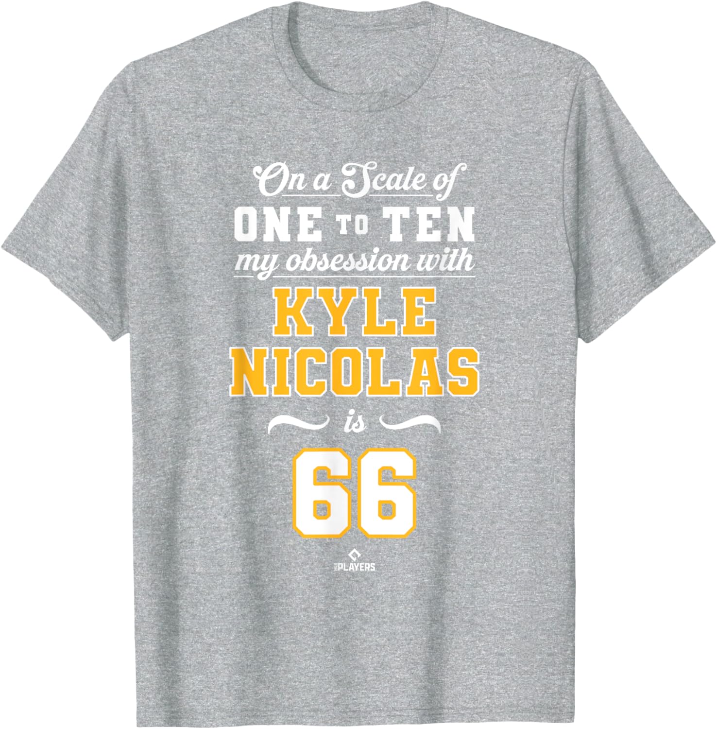 Obsession Kyle Nicolas 66 Pittsburgh MLBPA T-Shirt for Fans and Collectors - 4