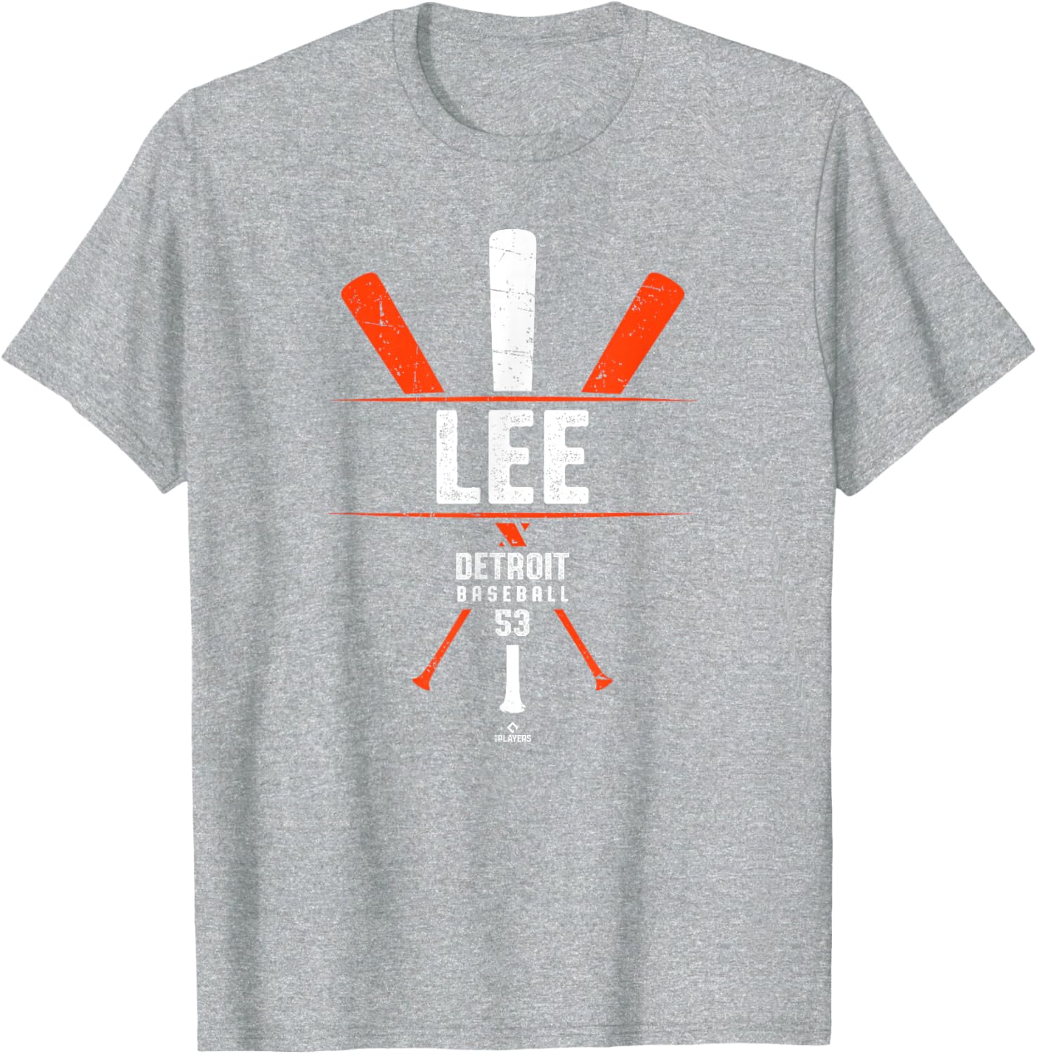 Vintage Detroit Baseball T-Shirt Gameday Chase Lee Baseball Bat Design - 2