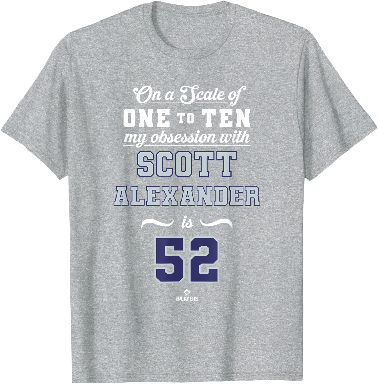 Obsession Scott Alexander 52 Colorado MLBPA T-Shirt for Fans - 1
