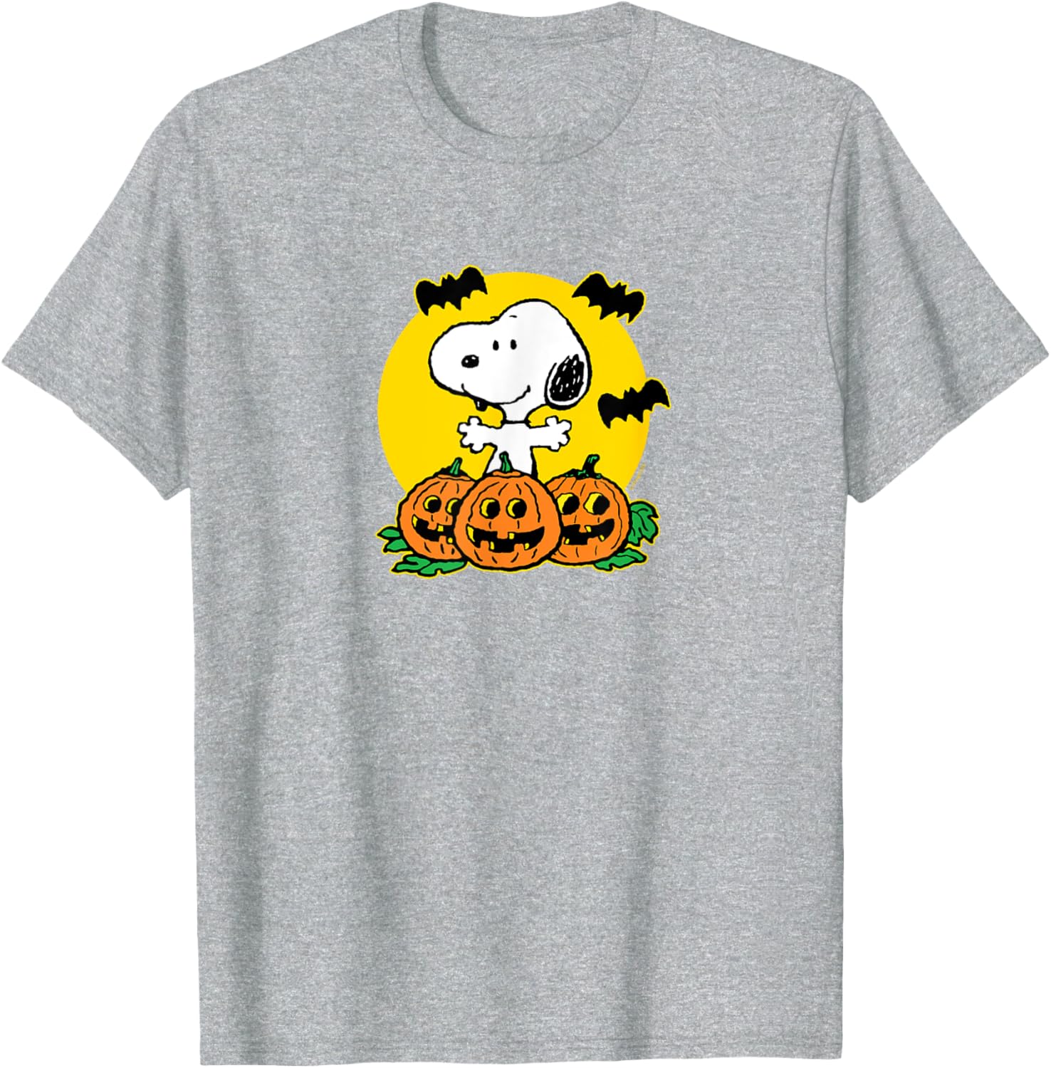 Snoopy Pumpkin Patch Halloween T-Shirt for Peanuts Fans - Fun Apparel - 5