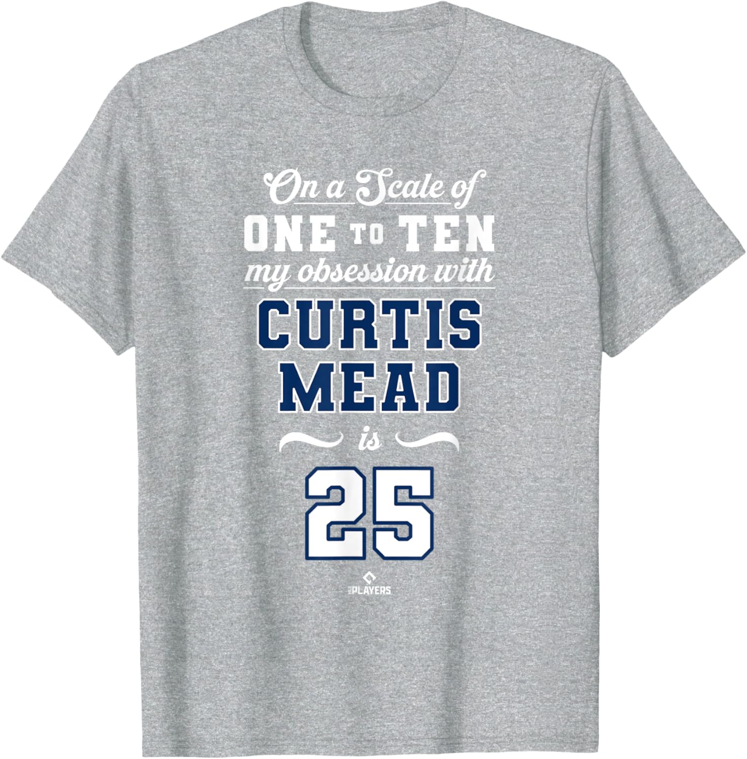 Obsession Curtis Mead 25 Tampa Bay MLBPA T-Shirt for Fans and Collectors - 4