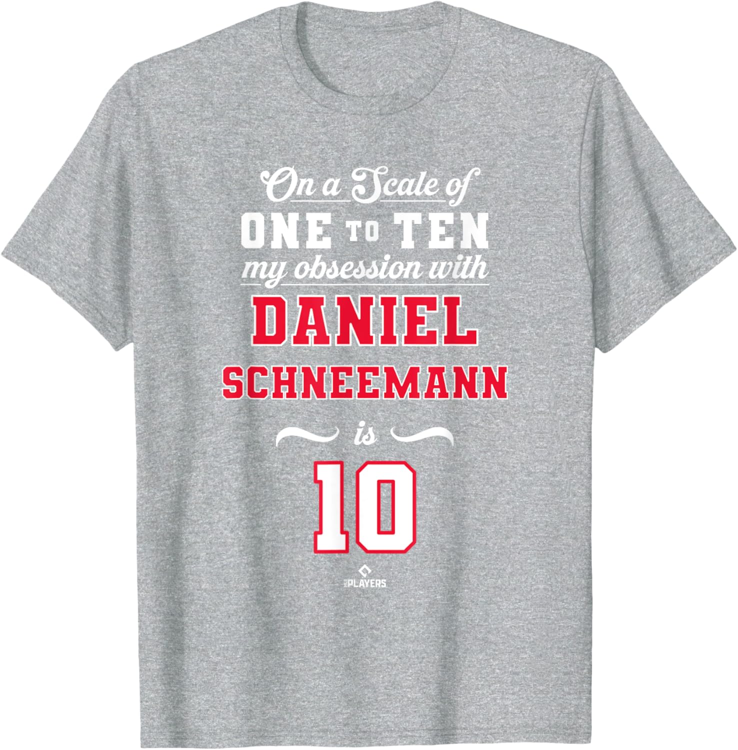Obsession Daniel Schneemann 10 Cleveland MLBPA T-Shirt for Fans - 5