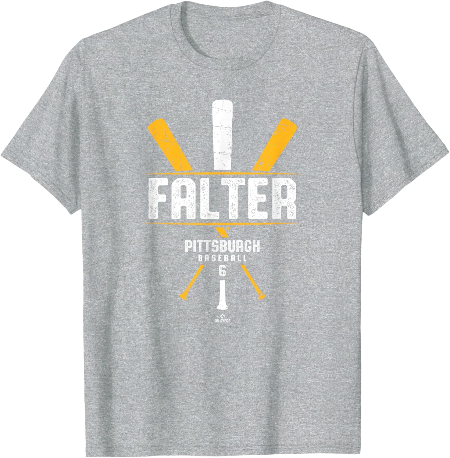 Vintage Gameday Bailey Falter Pittsburgh Baseball Bat T-Shirt - 2