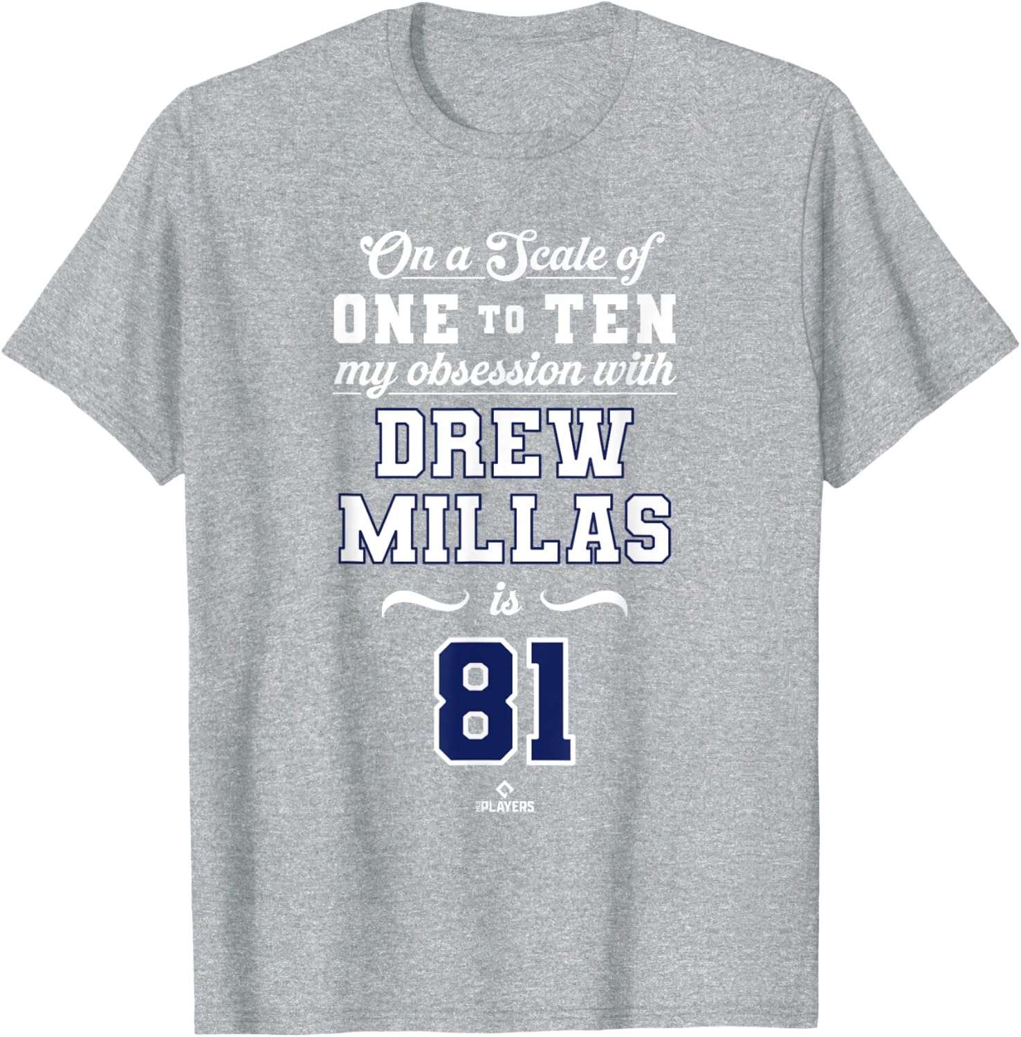 Obsession Drew Millas 81 Washington MLBPA T-Shirt for Fans and Collectors - 2