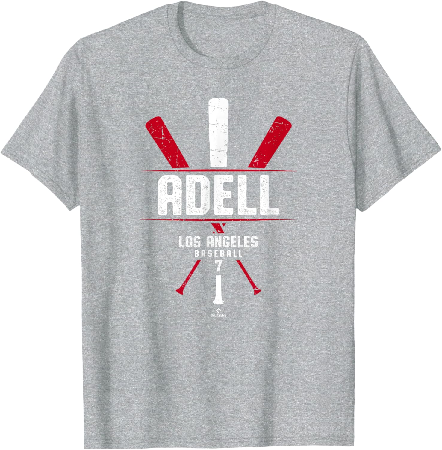 Vintage Jo Adell Gameday T-Shirt - Los Angeles Baseball Bat Design - 5