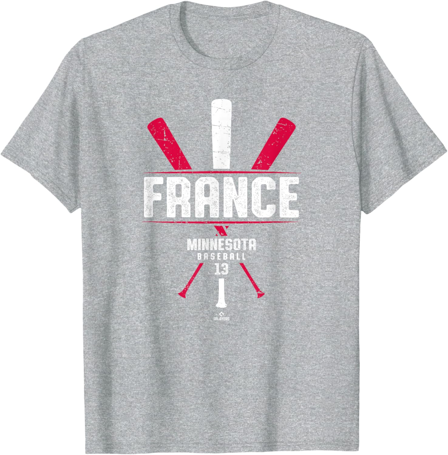 Vintage Ty France Gameday Baseball T-Shirt for Minnesota Fans - 5