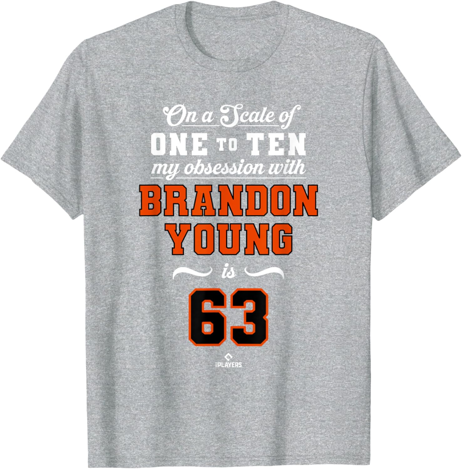 Obsession Brandon Young 63 Baltimore MLBPA T-Shirt for Fans - 3