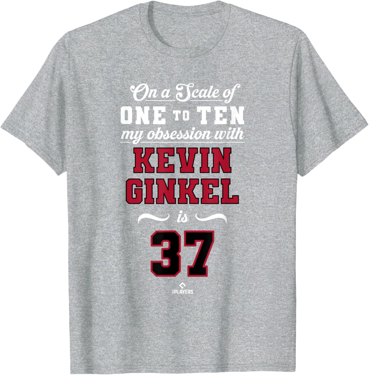 Obsession Kevin Ginkel 37 Arizona MLBPA T-Shirt for Fans and Collectors - 3