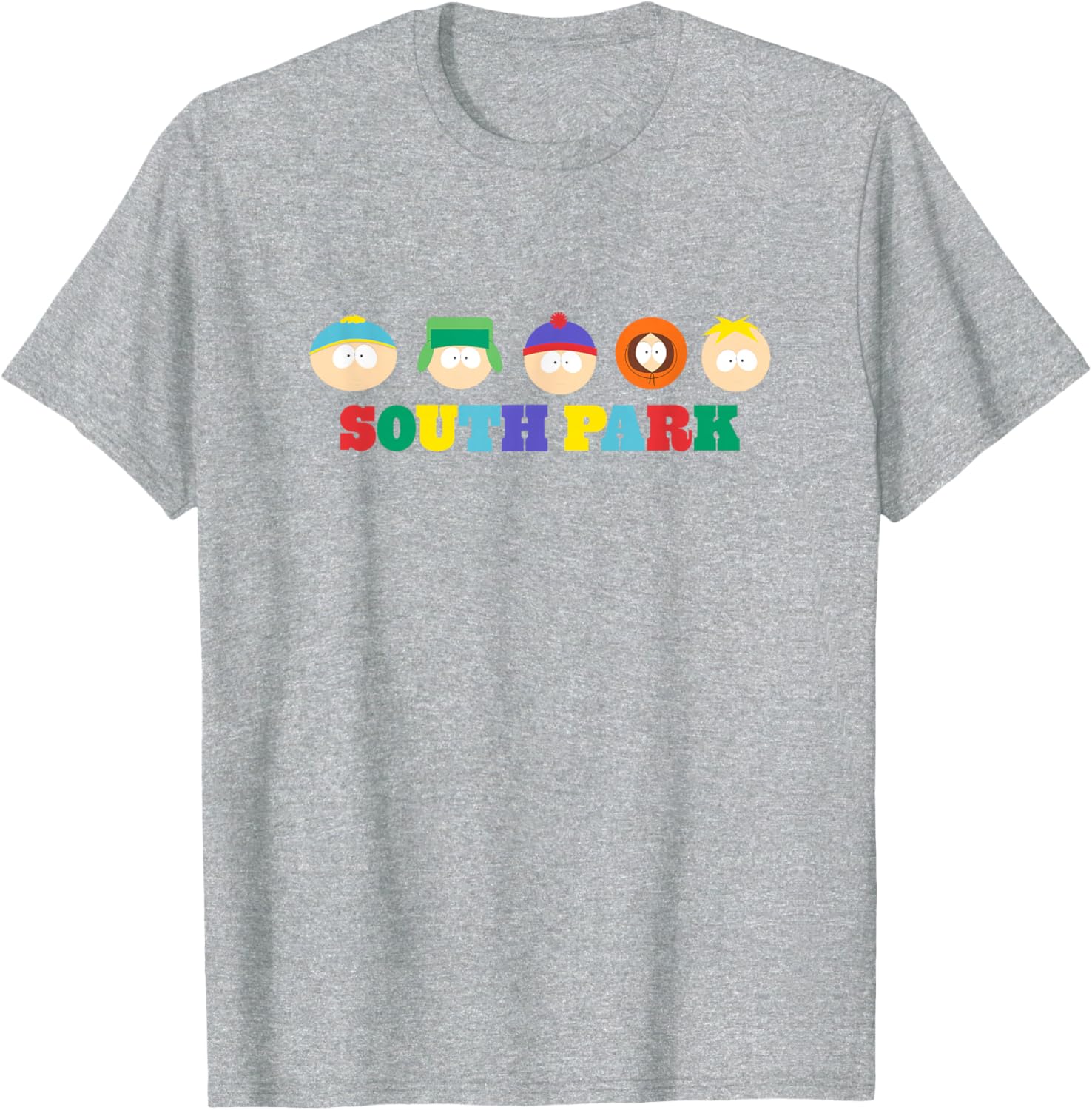 South Park Colorful Floating Heads T-Shirt for Fun Group Style - 13