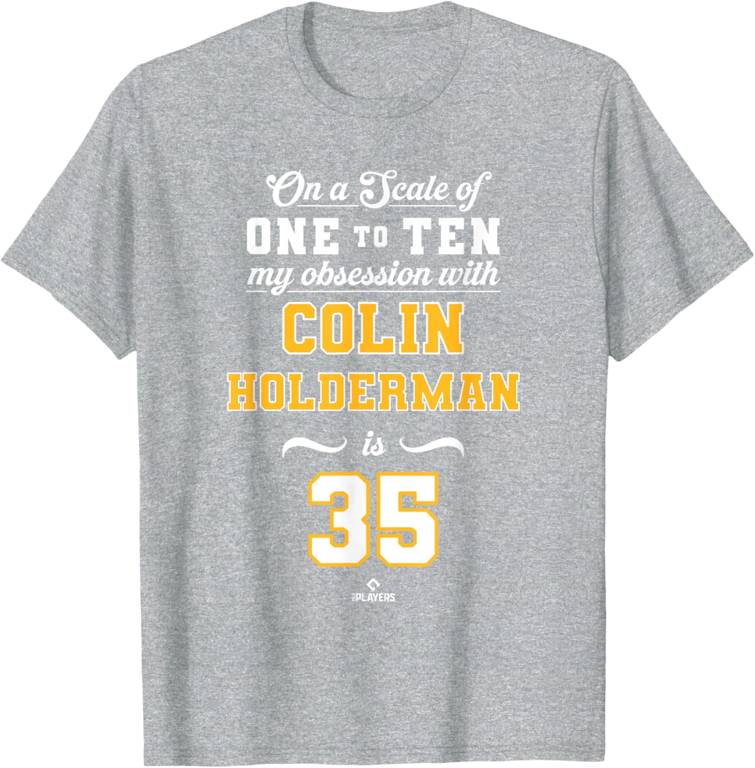 Obsession Colin Holderman 35 Pittsburgh MLBPA T-Shirt for Fans - 2