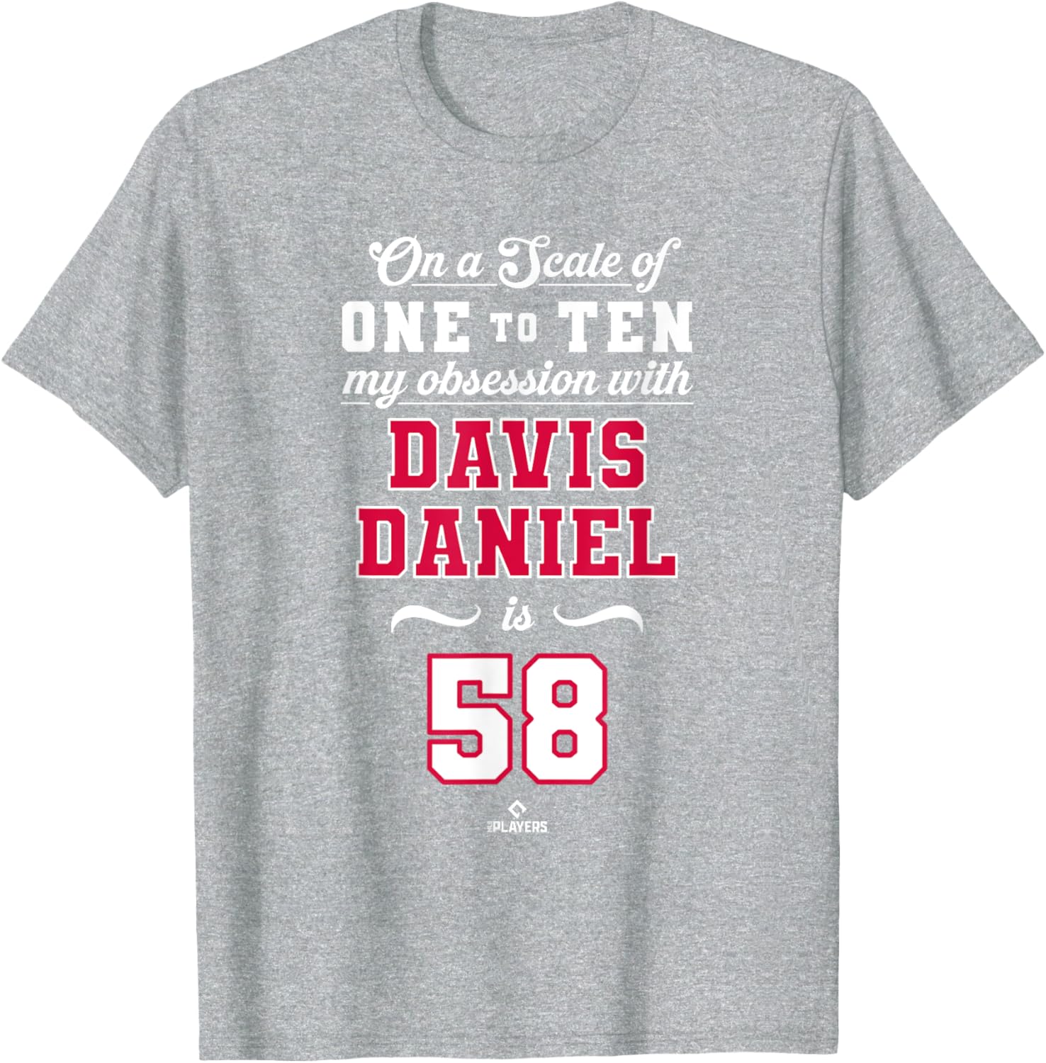 Obsession Davis Daniel 58 Atlanta MLBPA T-Shirt for Fans and Collectors - 3