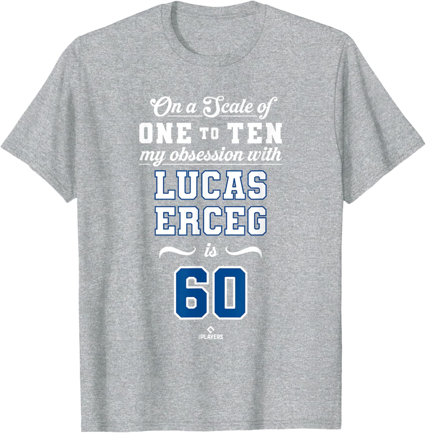 Obsession Lucas Erceg 60 Kansas City MLBPA T-Shirt for Fans and Collectors - 3