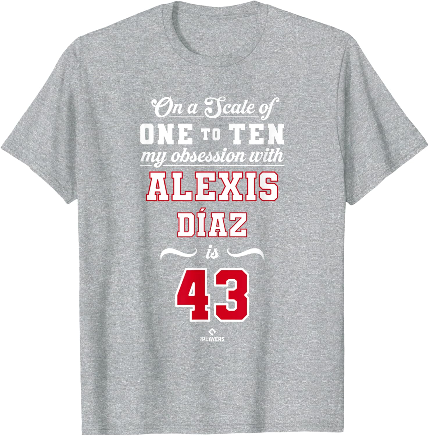 Obsession Alexis Diaz 43 Cincinnati MLBPA T-Shirt for Fans and Collectors - 3