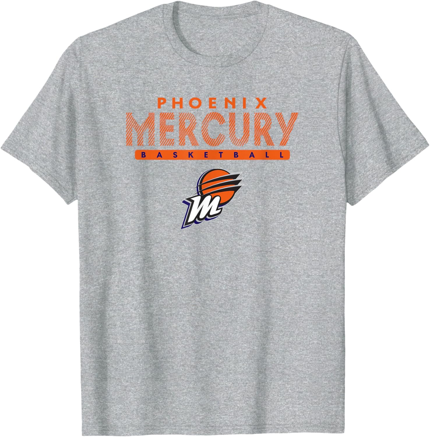 WNBA Official Phoenix Mercury Streamline T-Shirt for Sports Fans - 1