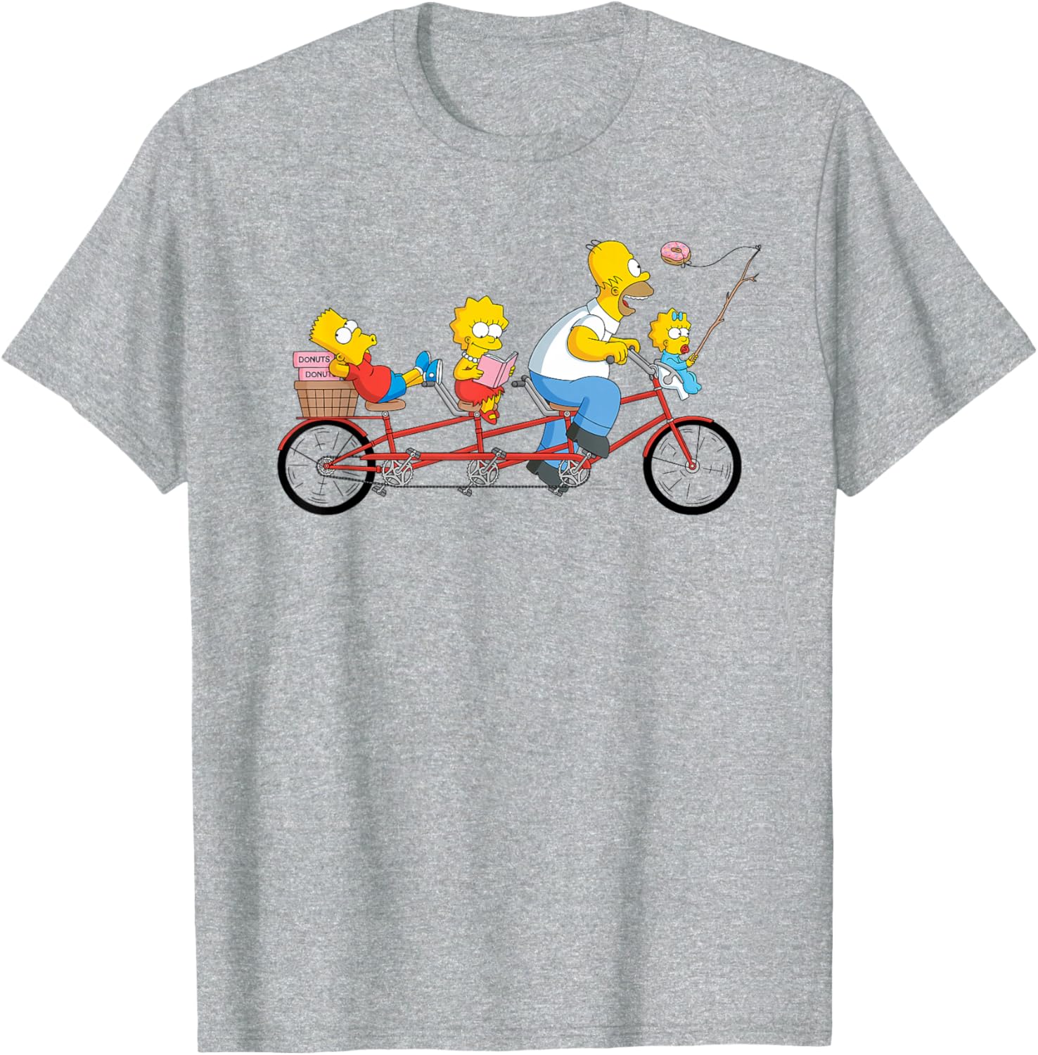 The Simpsons Father's Day Homer Kids Bike Ride T-Shirt for Dad - 9