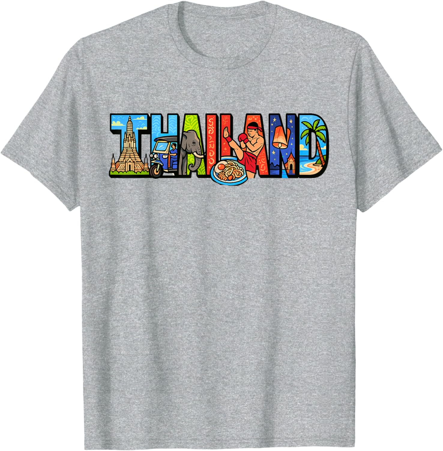 Thailand Souvenir T-Shirt for Thai Culture Lovers - Unique Travel Gift - 2
