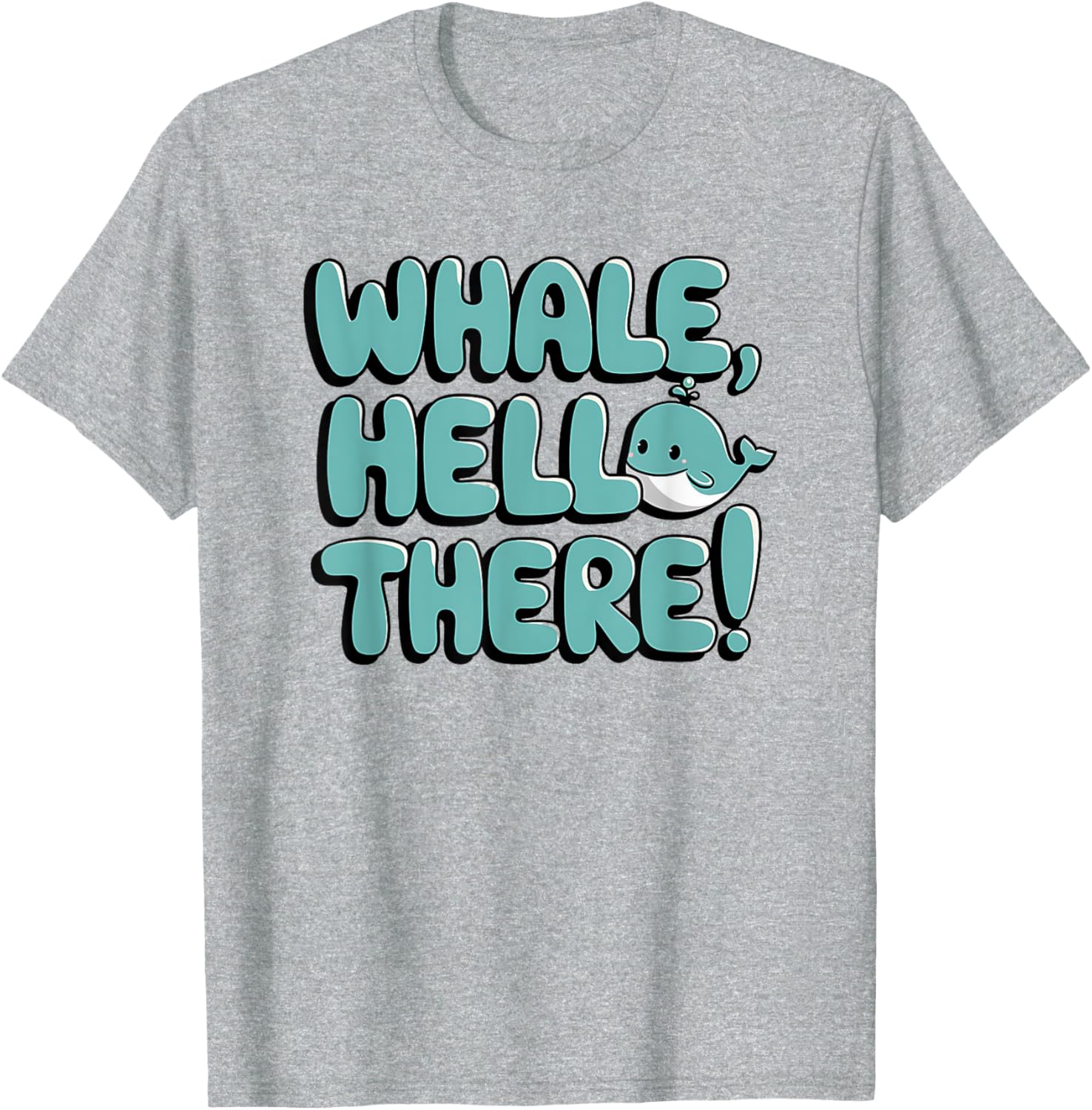 Whale Hello There Cute Ocean Pun T-Shirt for Animal Lovers - 14