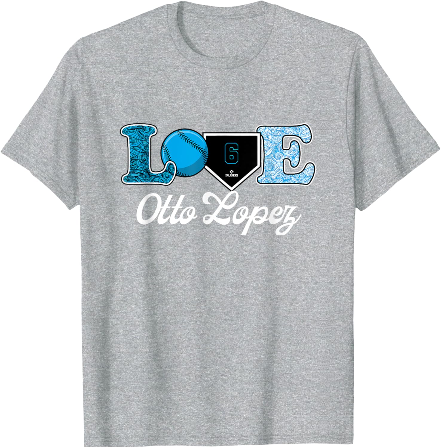 Otto Lopez Miami Baseball T-Shirt MLBPA Stylish Fan Apparel Classic Design - 2