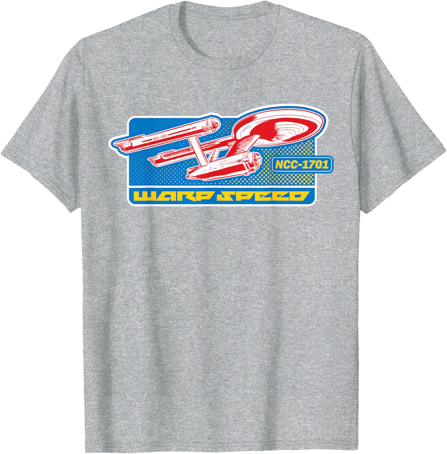 Official Star Trek Warp Speed T-Shirt for Fans of Sci-Fi Apparel - 7