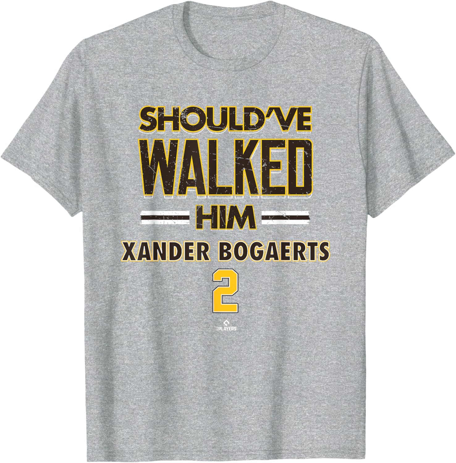 Should've Walked Him Xander Bogaerts San Diego Baseball T-Shirt for Fans - 1