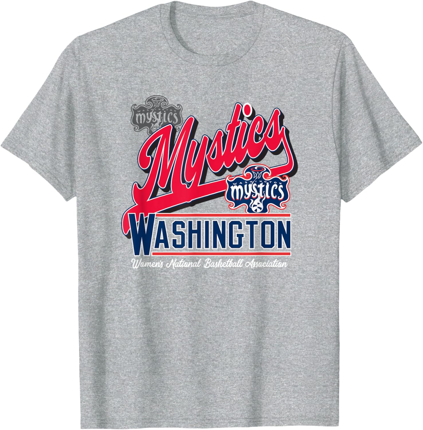 WNBA Official Washington Mystics Rep Hard T-Shirt for Fans and Players - 3