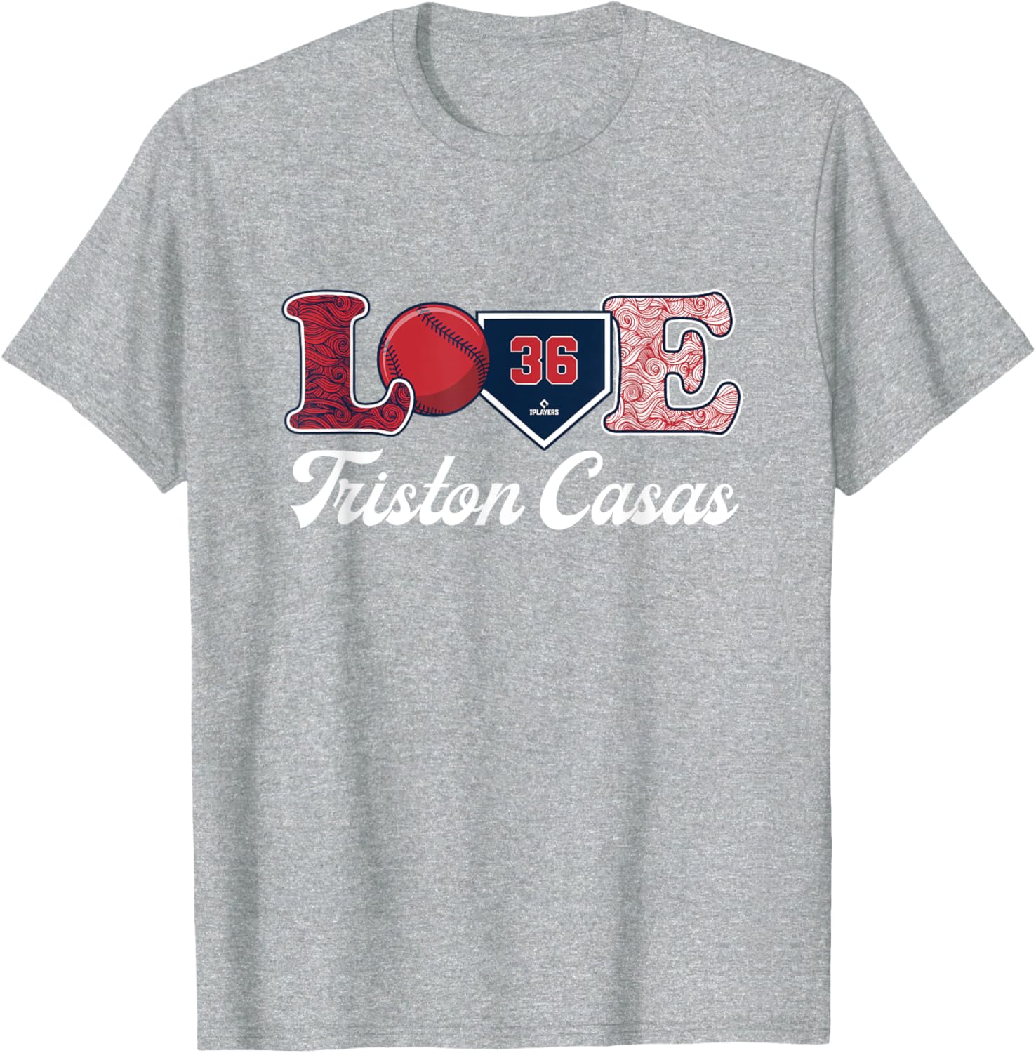 Triston Casas Boston Red Sox MLBPA T-Shirt for Authentic Baseball Fans - 1