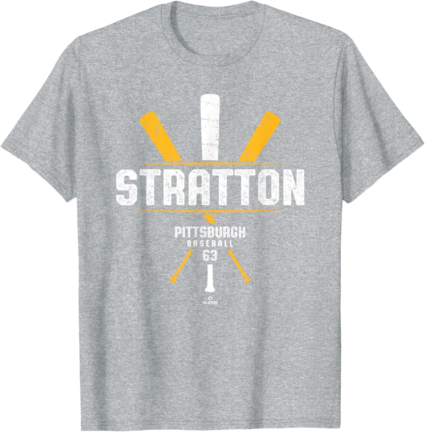 Vintage Pittsburgh Baseball Bat Gameday Hunter Stratton T-Shirt for Fans - 4