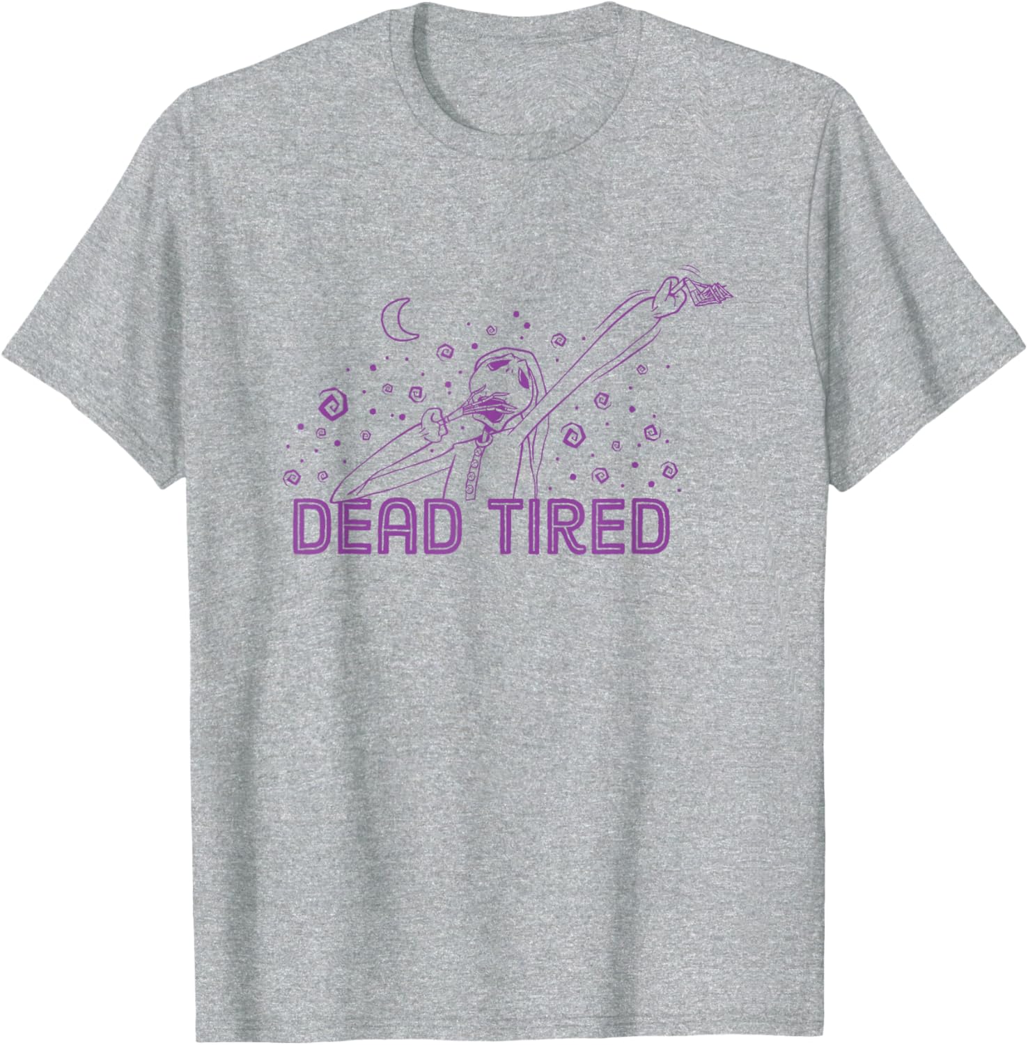 Disney Nightmare Before Christmas Dead Tired Jack T-Shirt for Fans - 2