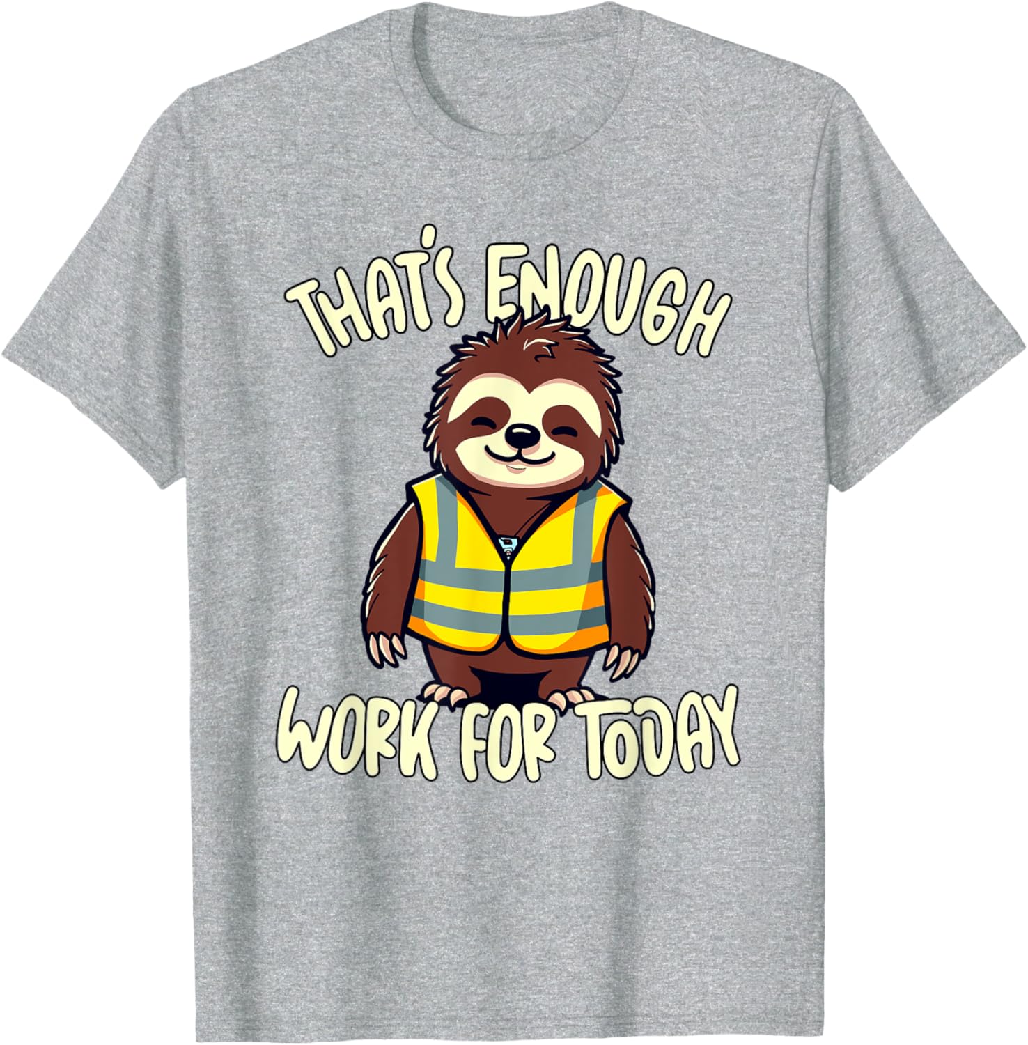 Sloth Lazy Coworker T-Shirt Perfect for a Relaxed Workday Vibes - 12