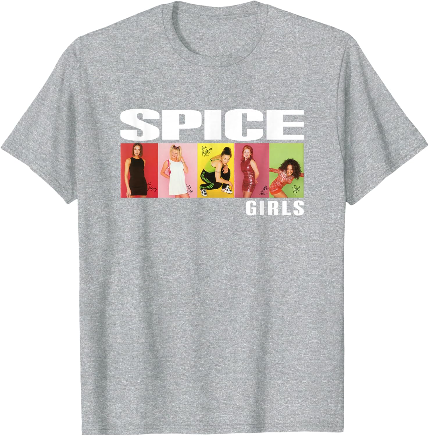 Official Spice Girls Photo Block T-Shirt for Stylish Fans - 2