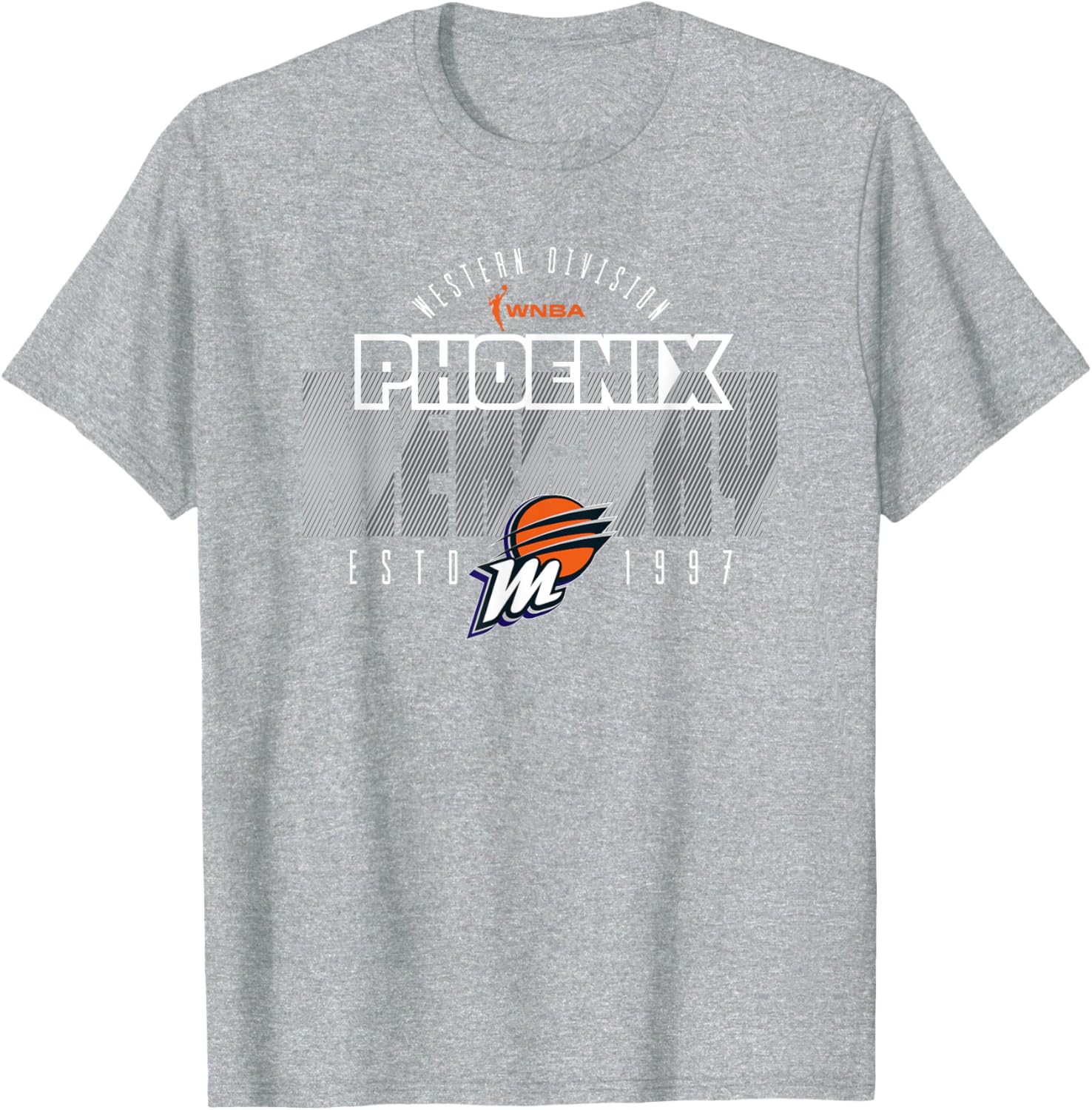 WNBA Phoenix Mercury Block City T-Shirt - Perfect for Sports Fans - 1