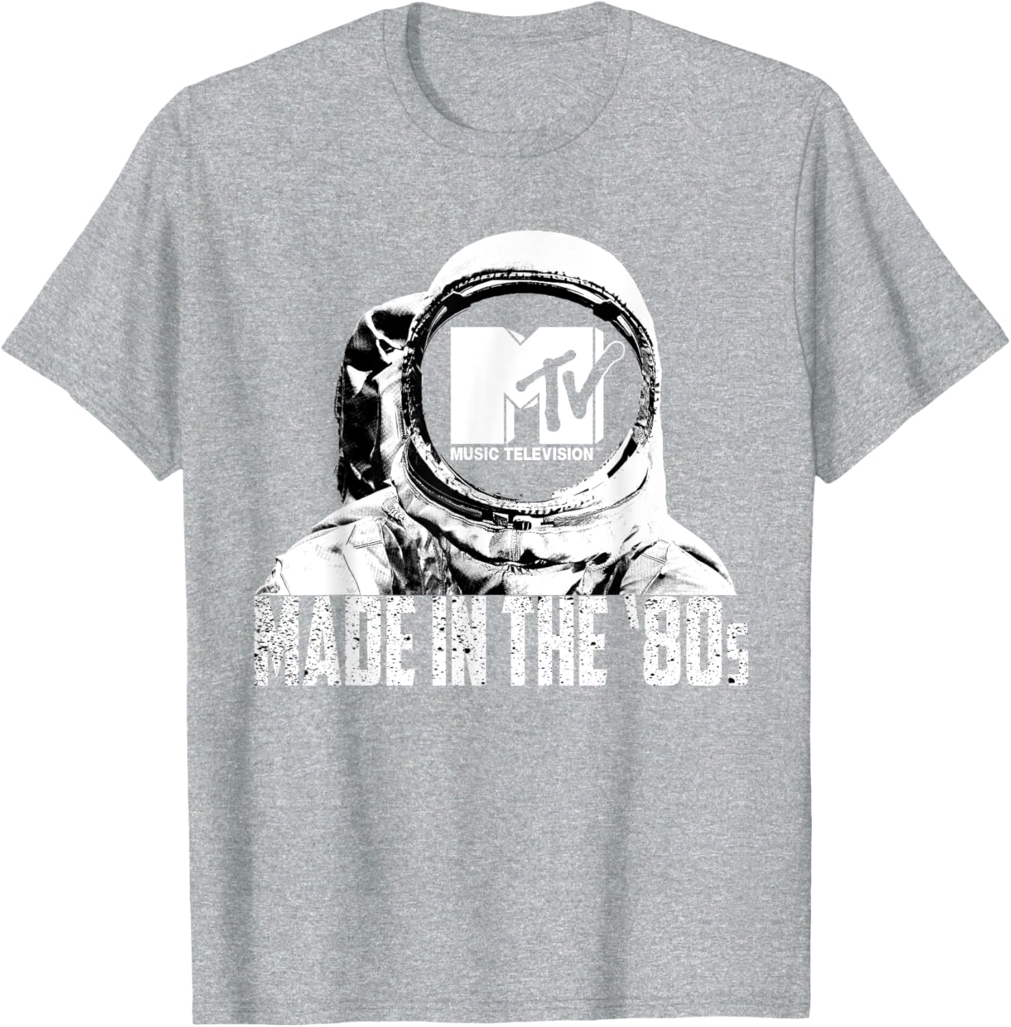 Retro MTV Astronaut T-Shirt Made in the 80s Vintage Logo Tee - 2