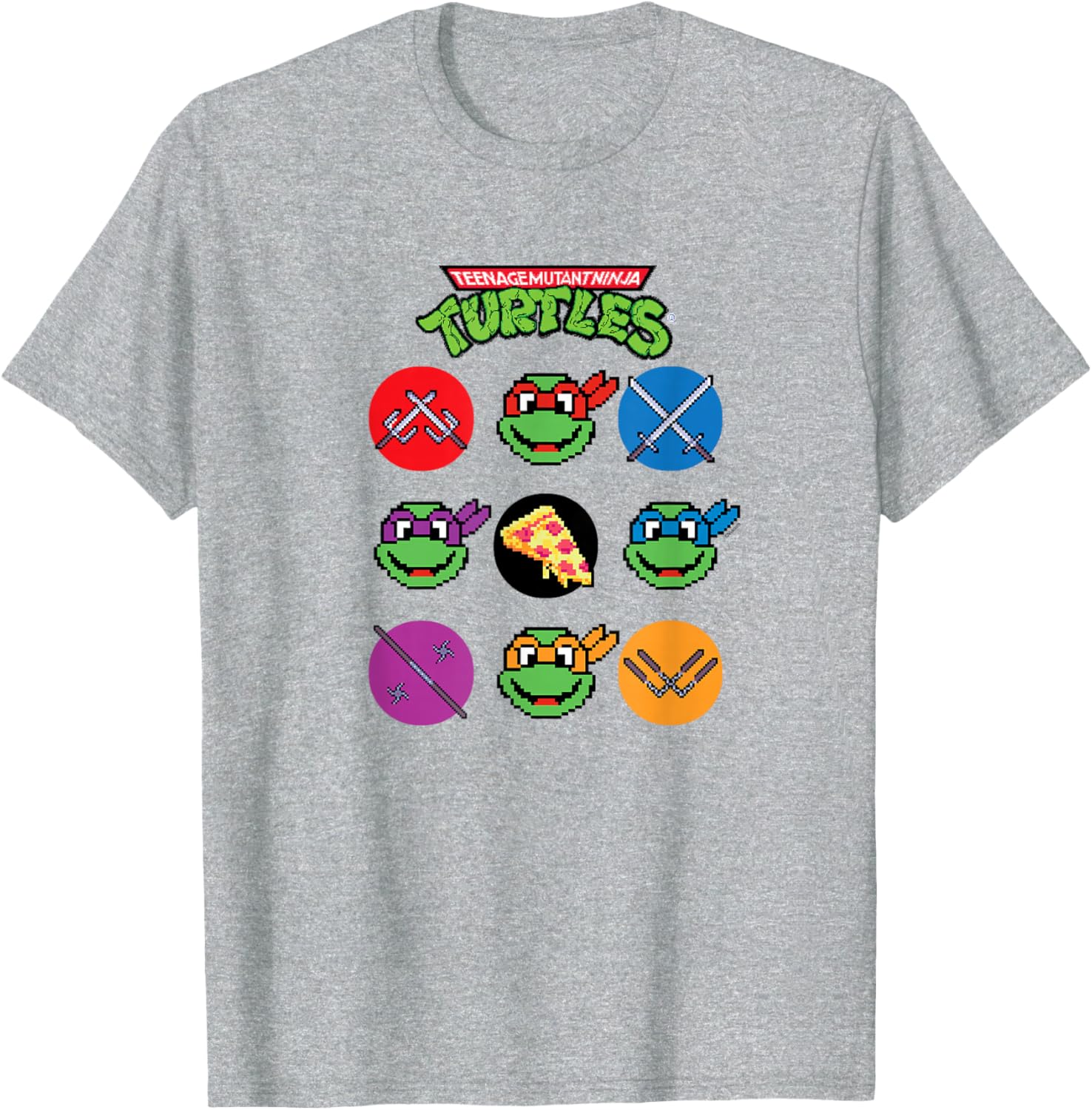 Teenage Mutant Ninja Turtles Grid Tee Stylish Youth Shirt for Fans - 9