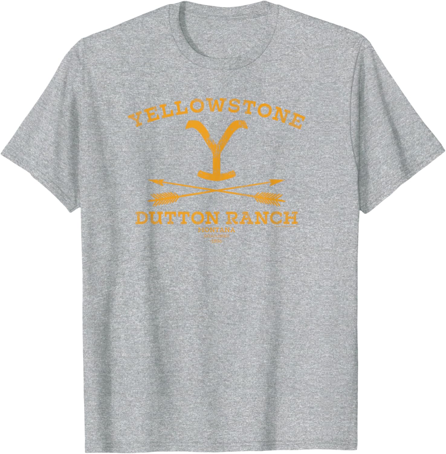 Yellowstone Dutton Ranch Arrows T-Shirt for Women - Black Crew Neck Cotton Blend - 5