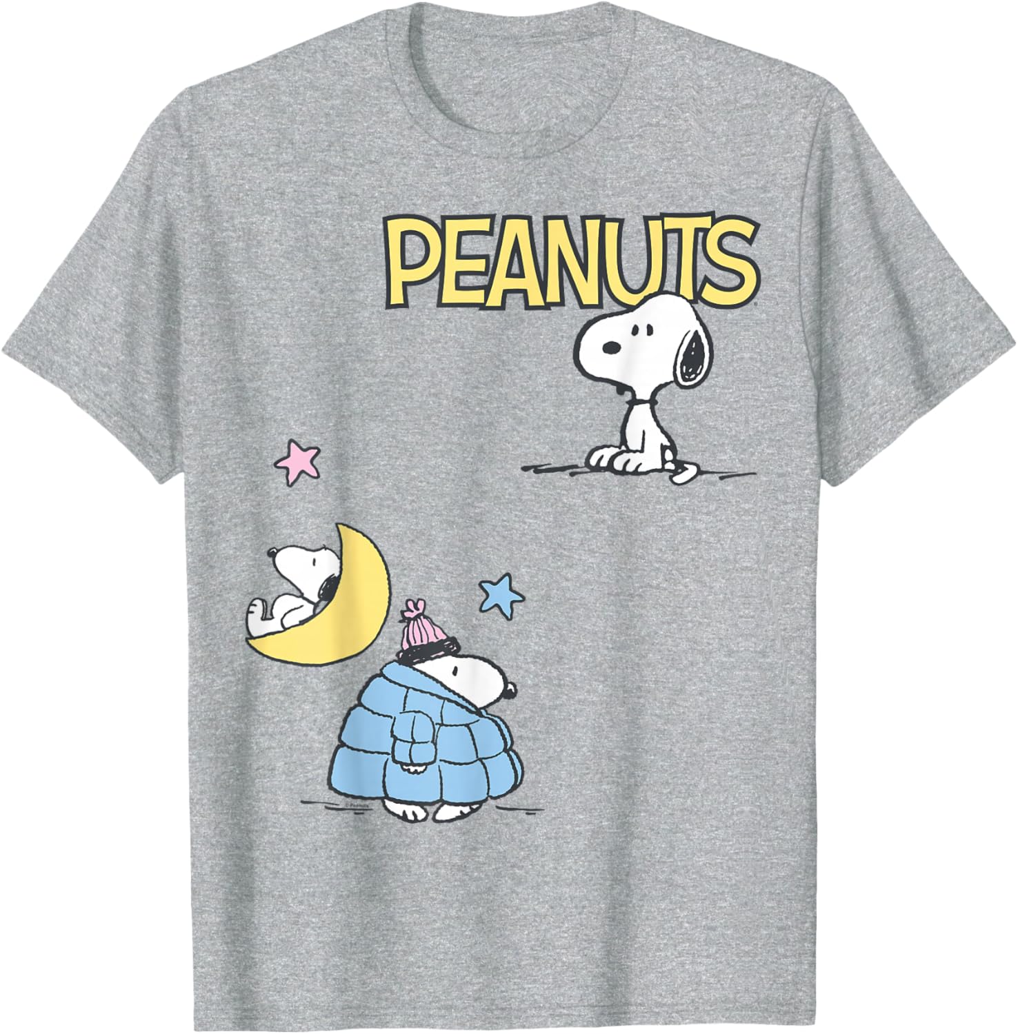 Snoopy Patchwork Puffer Jacket T-Shirt for Fun Fashion Lovers - 10