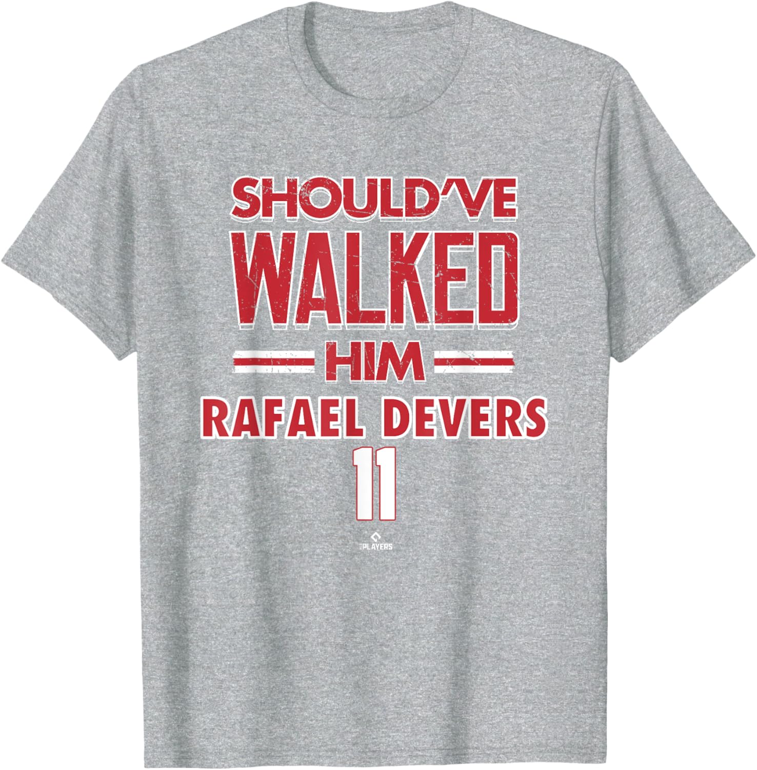 Should've Walked Him Rafael Devers Boston Baseball T-Shirt for Fans - 2