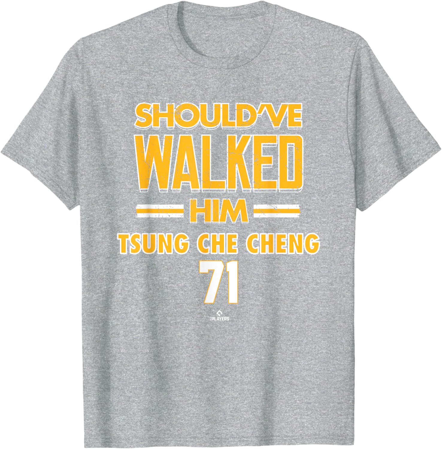 Should've Walked Him Tsung Che Cheng Pittsburgh Baseball T-Shirt - 3